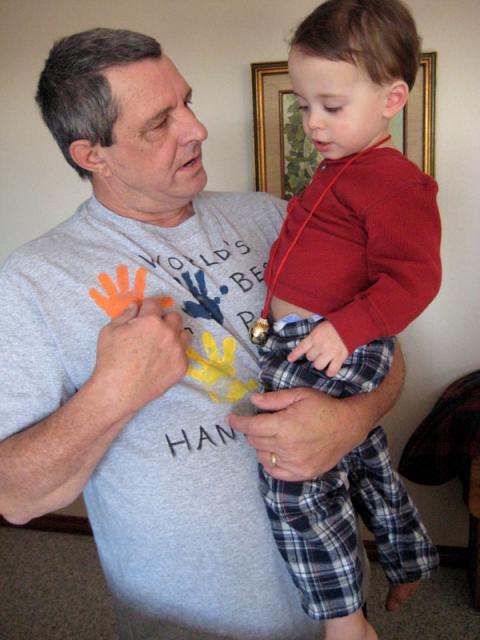 Hey, those are my handprints!