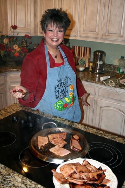 Nanna, cooking up some lunch