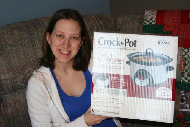 And a new crockpot for me!