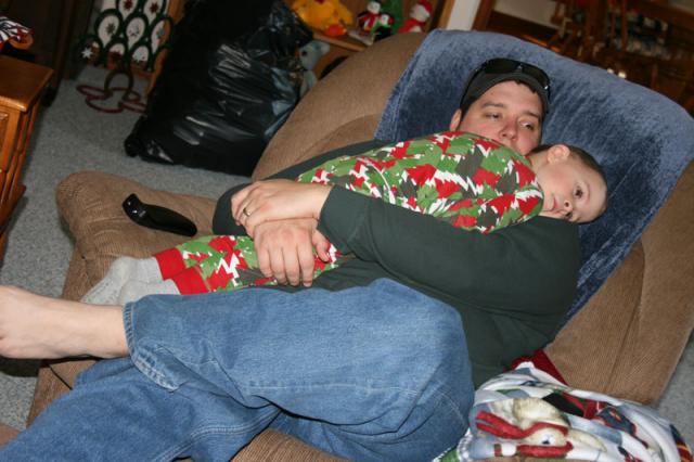 Somebody's ready for a Christmas nap