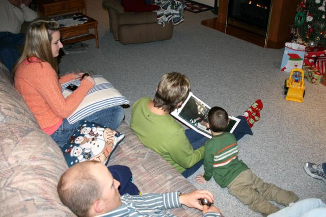 Laying and listening