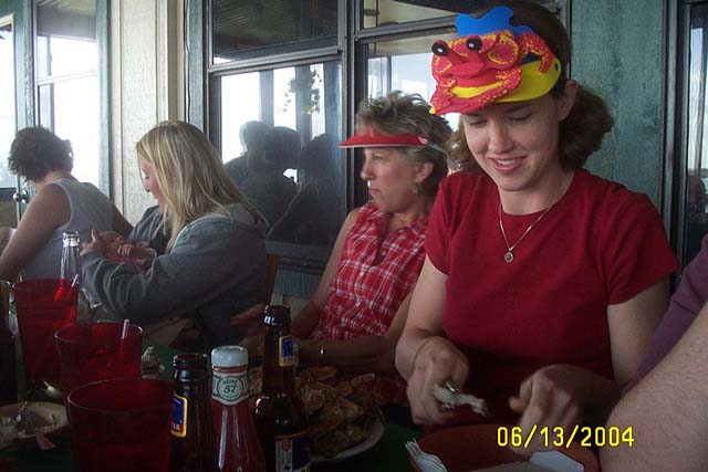 The Crab Hat Helps with the Crab Eating