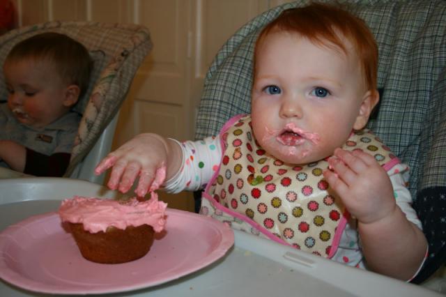 Ahhh, so this is cake? I like it.