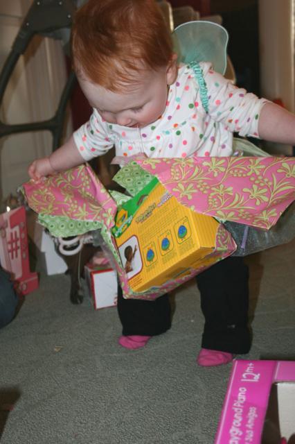 Getting the hang of this opening presents thing