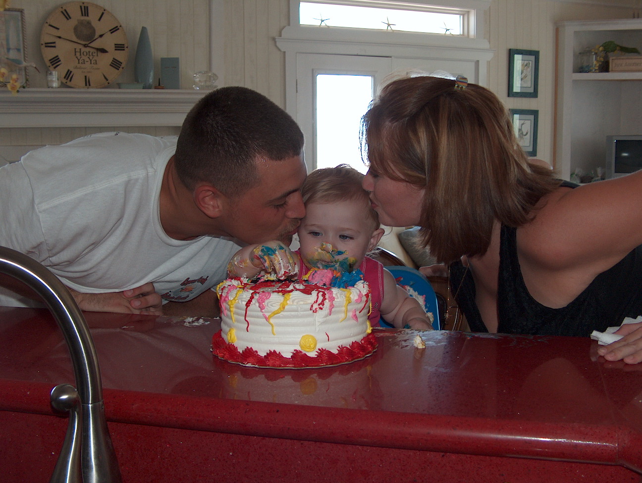 Kisses from Mommy & Daddy, too!