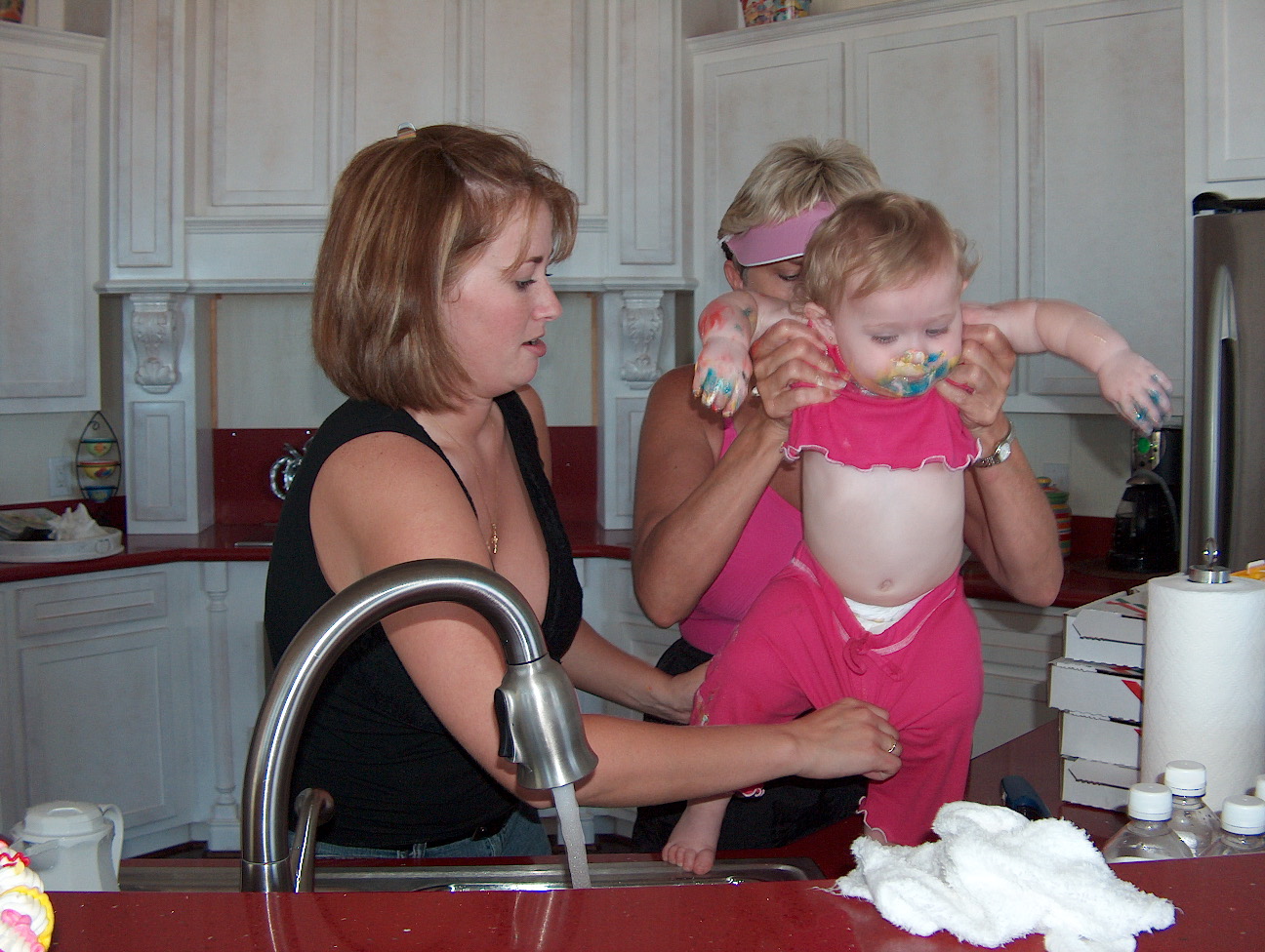 Time for a birthday bath!