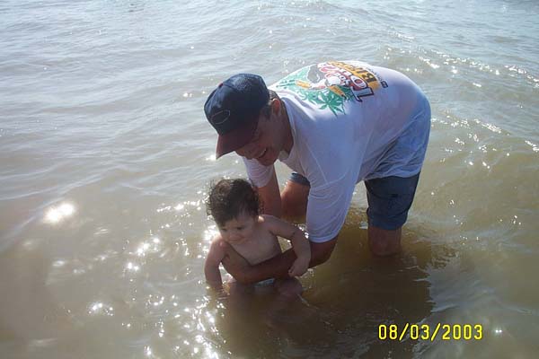 Swimming with Uncle Joe
