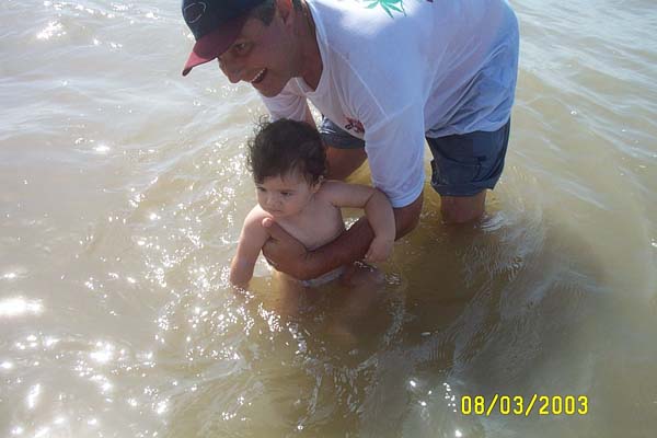 Swimming with Uncle Joe