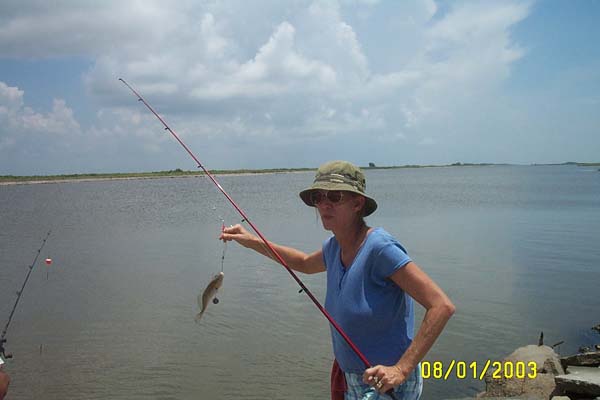 Vicki Caught One!