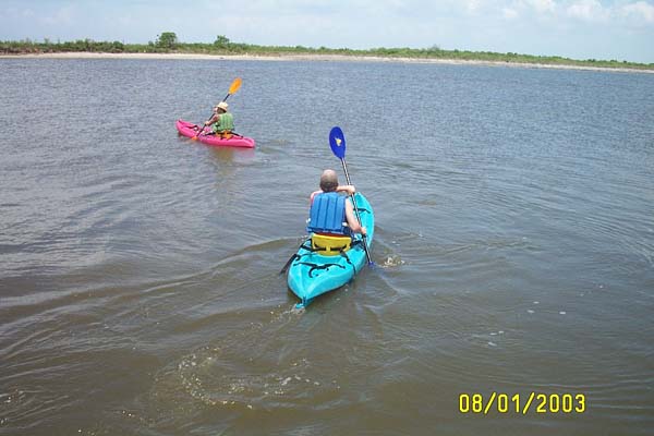 John & Ryan Headed to Goat Island