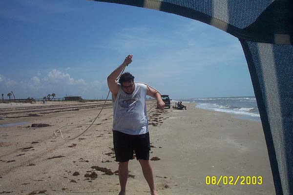 Jake Trying out the Rope