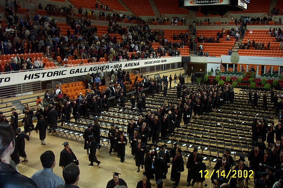 The Graduates Filing Out
