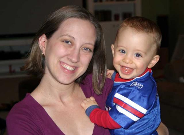 Mama & her little Giant