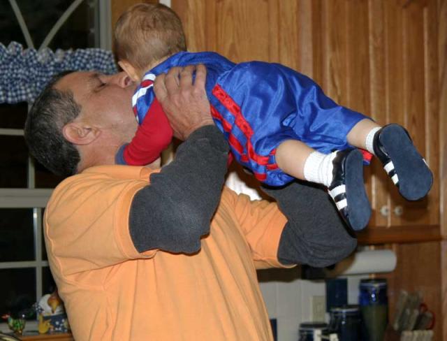 Kisses from Papa Joe