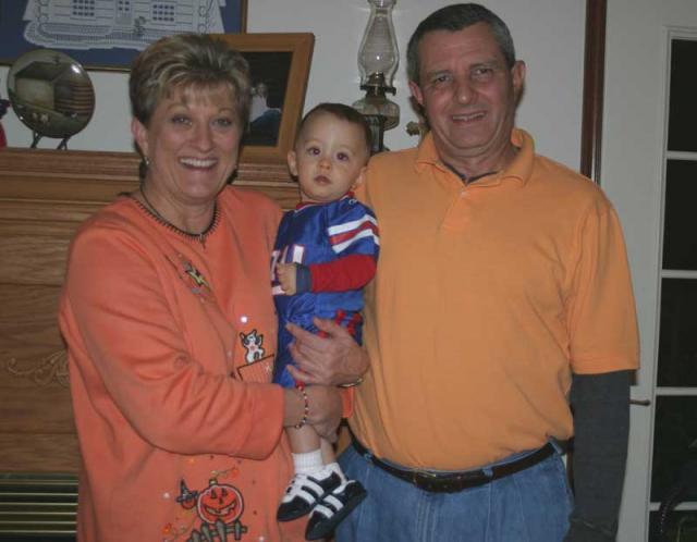 Gammy, Papa Joe and one sleepy Giant