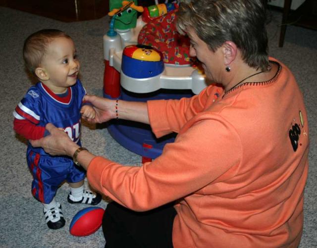 Football players don't dance, Gammy!