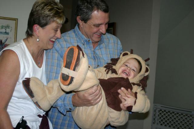 Giggling with CoCo & Papa