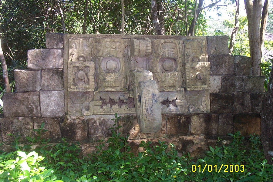 Mayan ruins at Chankanaab National Park...