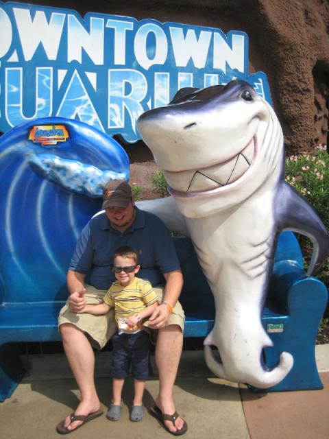 There, Daddy's glasses make it all better!