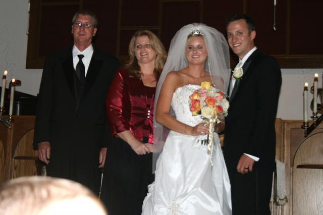 With Megan's parents