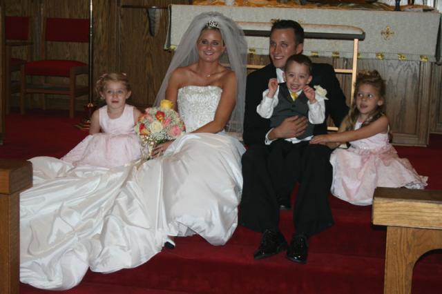 Flower girls and ring bearer