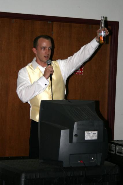 Cheers to John & Megan!