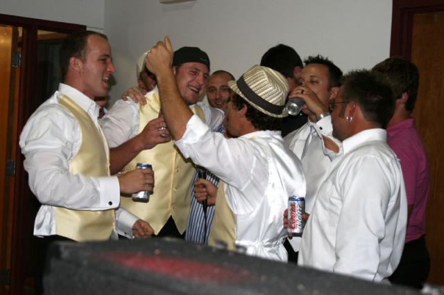 "And the beer chases my blues away..."