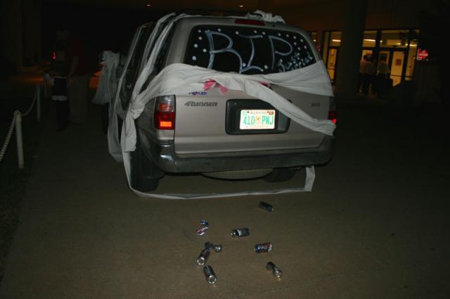 And "R.I.P" and "Just Married"