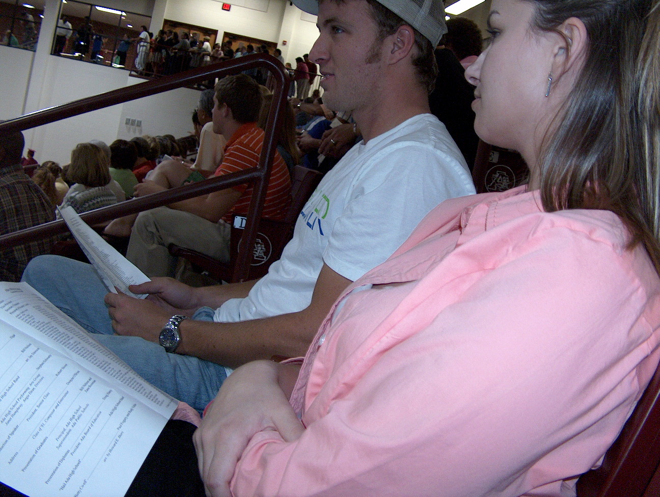 John's adoring fans, Daniel & Jenni