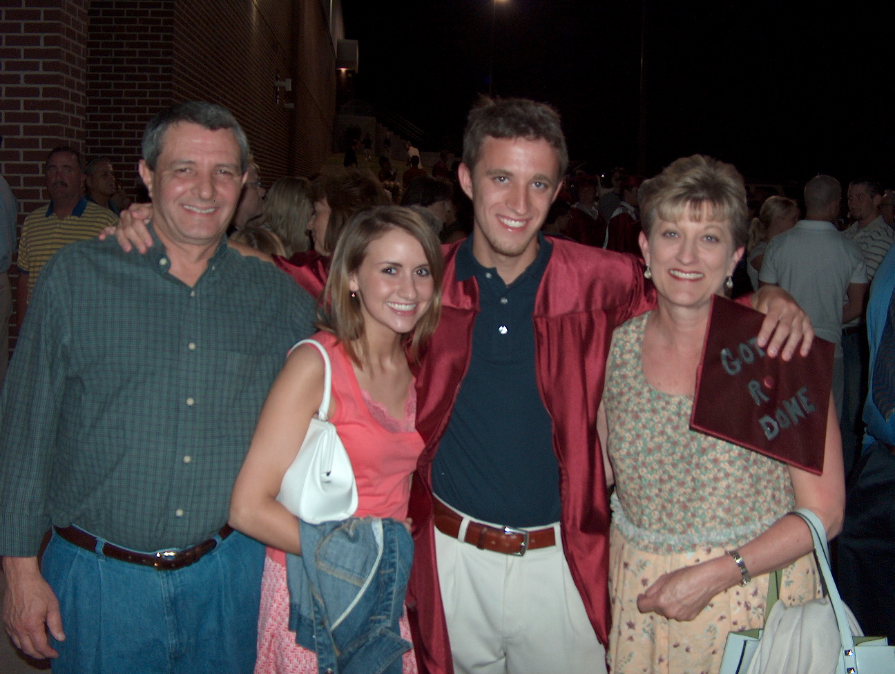 John, Blaire and John's proud parents