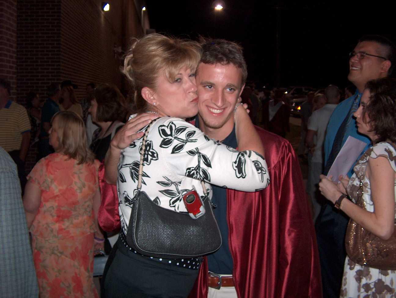 A kiss from Aunt Molly