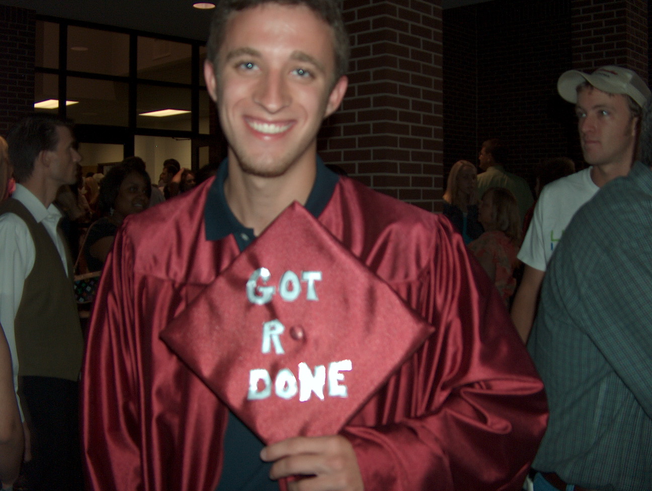 "Got R Done" (Hey, John told Candy & Molly they could do whatever they wanted to his hat...)