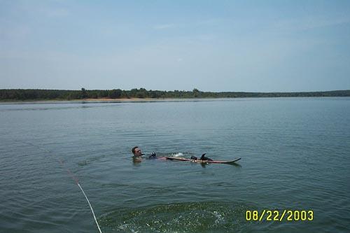 Kyle Relaxing Before the Big Ski