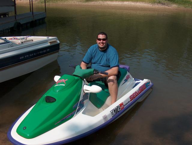 Jake on the Sea Doo