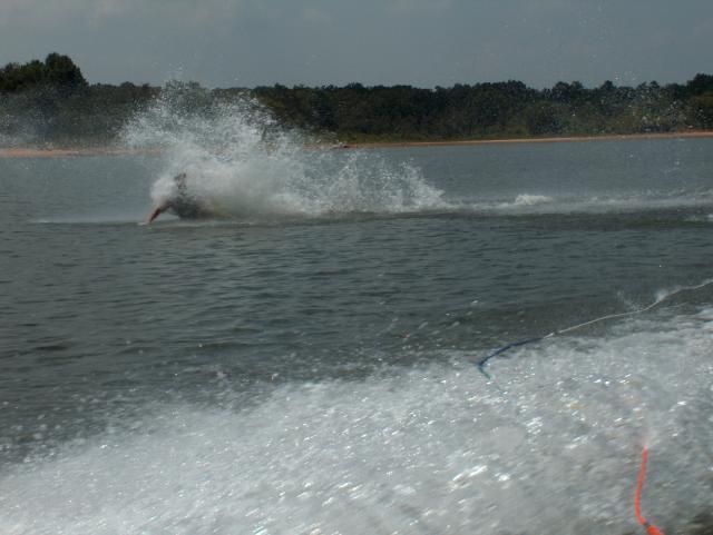 Oops, leaned a little too far!