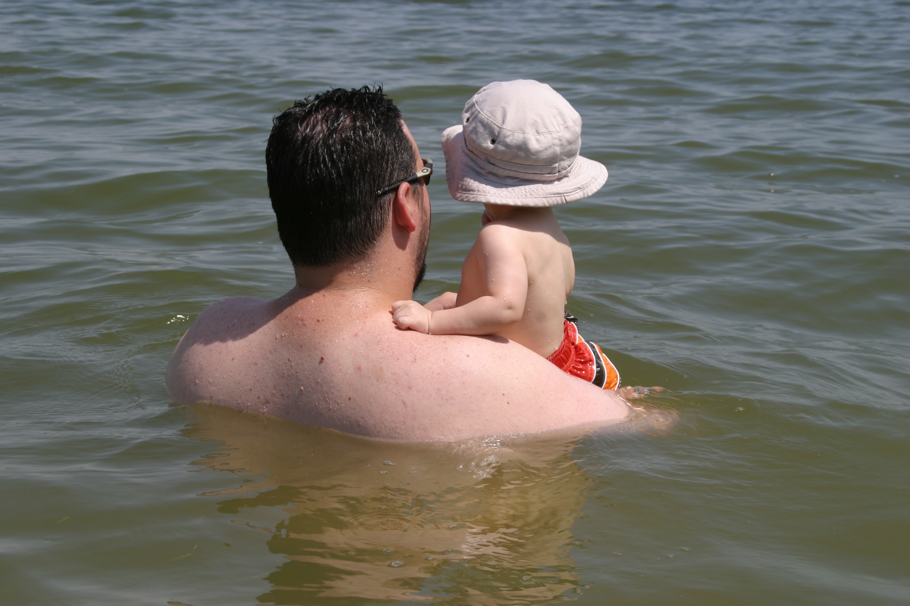 Looking out at the lake