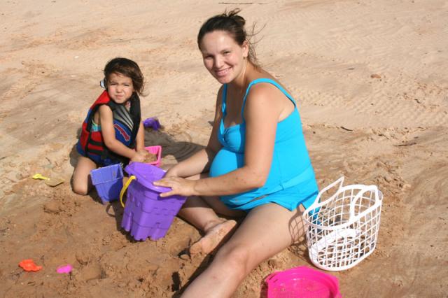 Gracie, Kelli and baby Sam!