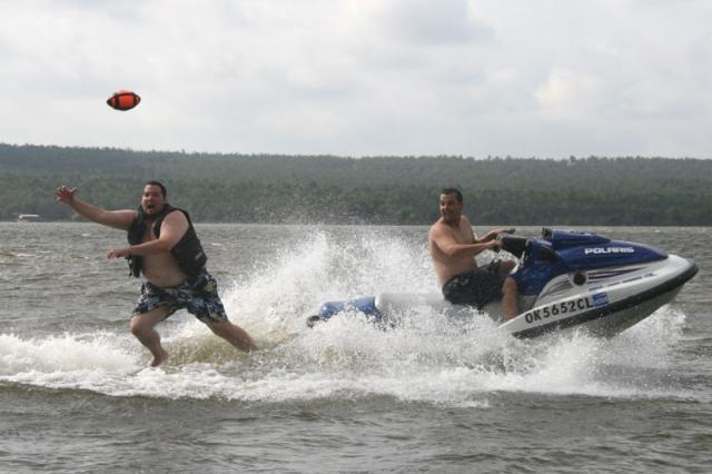 Annual lake football