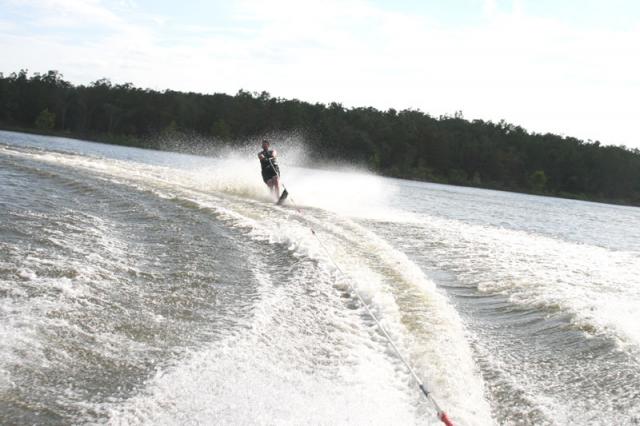 Uncle Kyle, expert skier