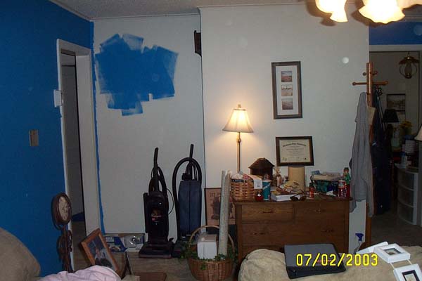 Still in the process of painting