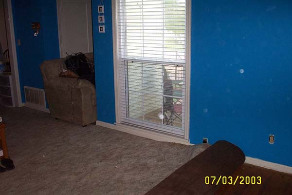 Rolling the carpet up as we go