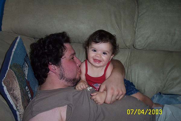 Ana loves "Uncle" Jake!