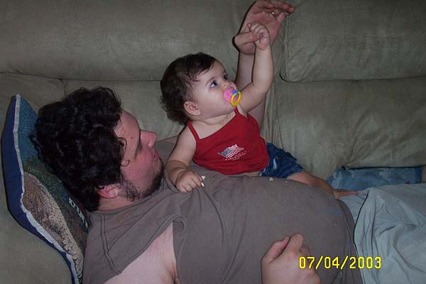 Taking a break with Ana!