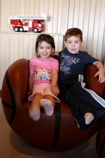 We're ready for our cake now!