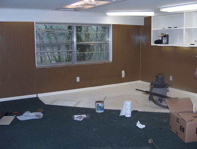 Mostly cleaned up and all painted! We're calling it done!