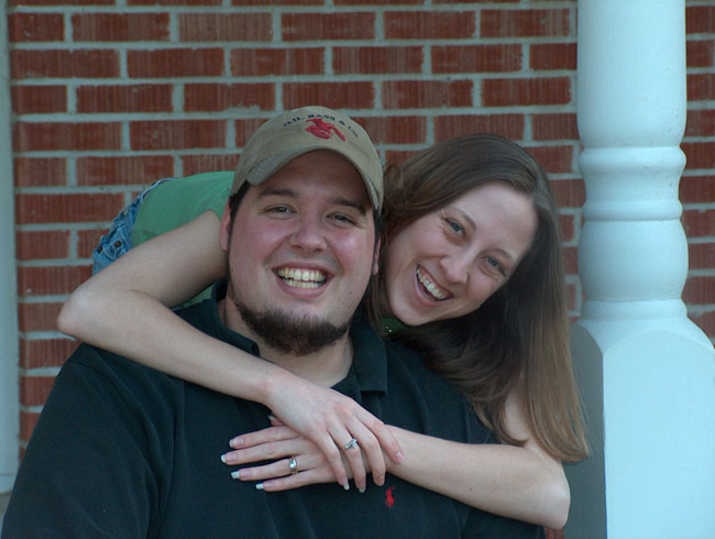 Does this look like a cheesy engagement picture or what?