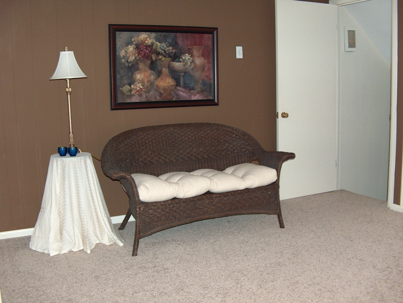 Upstairs Sitting Area (and the door to the stairs)