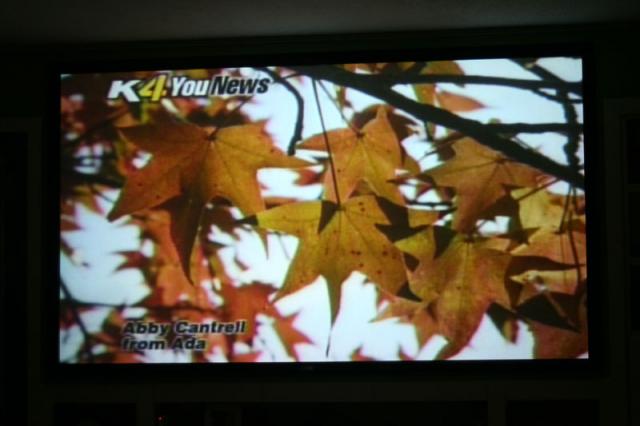 My picture on TV! ~ November 10, 2007