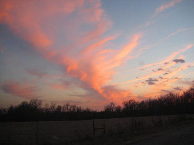 Cotton candy clouds ~ February 25, 2008