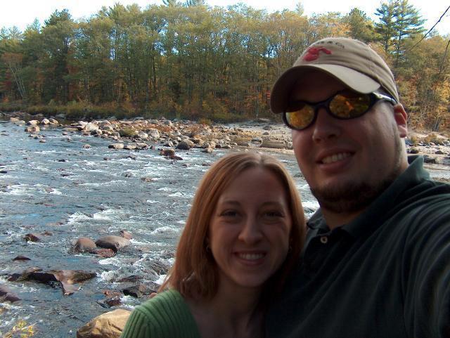 Us in Front of the Scenic River View